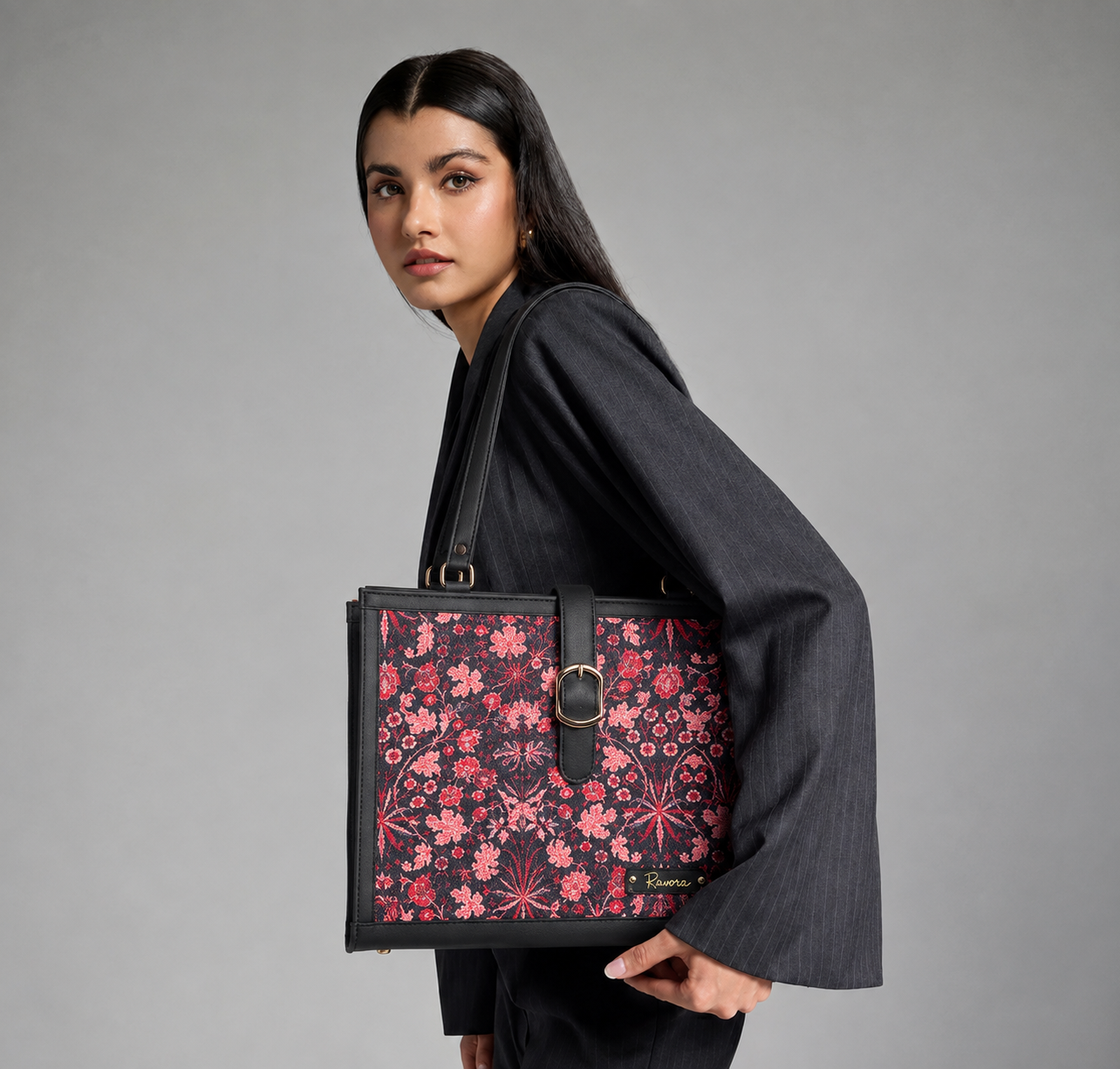 Ravora Vintage Flora Executive Bag