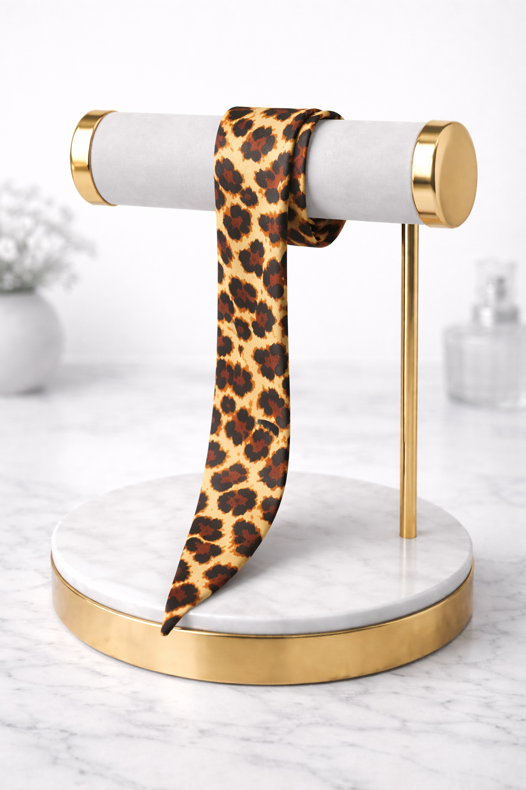 Cheetah Print Tie