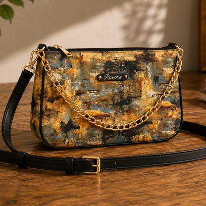 Ravora Golden Twilight Shoulder Bag