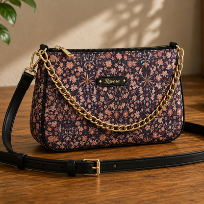 Ravora Vintage Flora Shoulder Bag