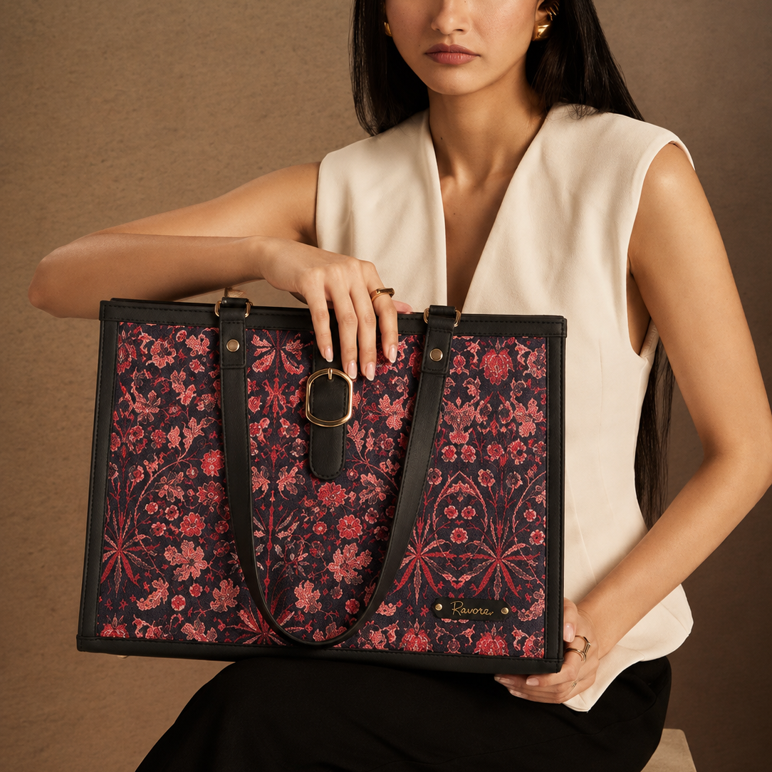 Ravora Vintage Flora Executive Bag