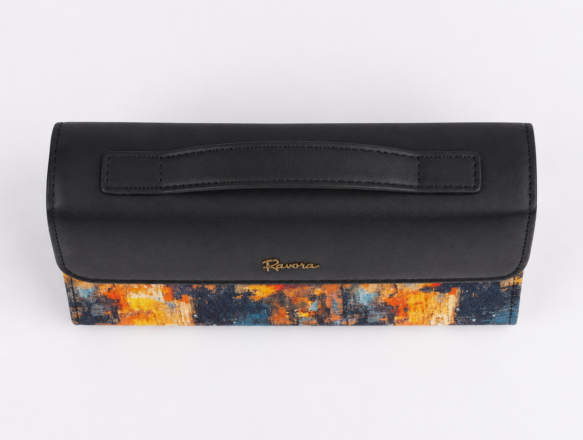 Ravora Golden Twilight Clutch
