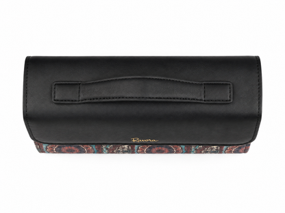 Ravora Blue Heritage Clutch