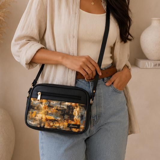 Ravora Golden twilight Crossbody Bag