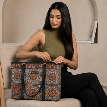 Ravora Blue Heritage Tote