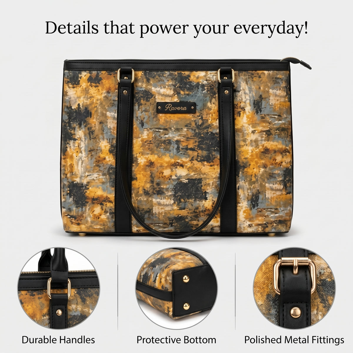 Ravora Golden Twilight Tote