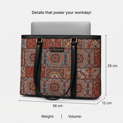 Ravora Blue Heritage Tote