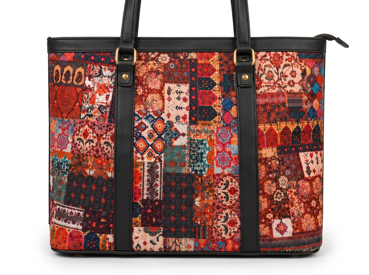 Ravora Red Tapestry Tote
