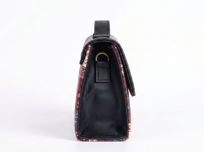 Ravora Red Tapestry Clutch