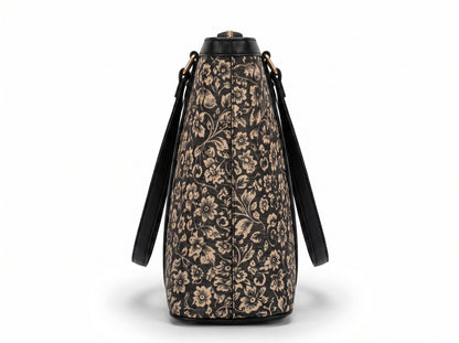 Ravora Black Bloom Tote