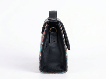 Ravora Blue Heritage Clutch