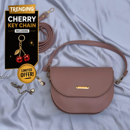 Chic Red Dual Strap Bag