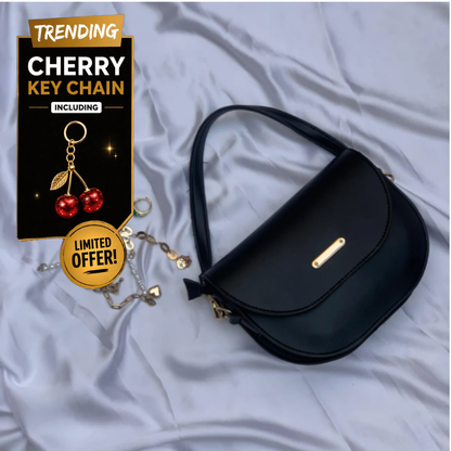 Chic Red Dual Strap Bag