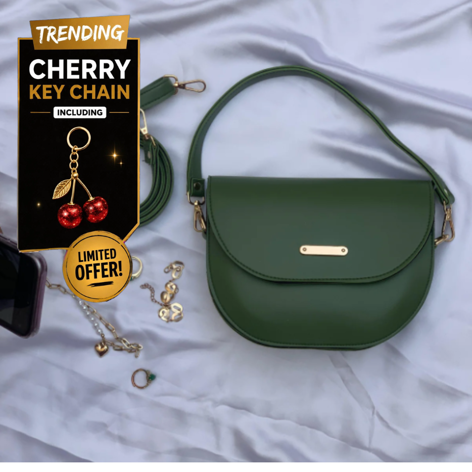 Chic Red Dual Strap Bag