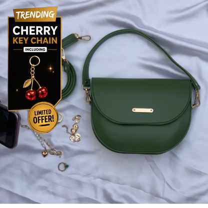 Chic Red Dual Strap Bag