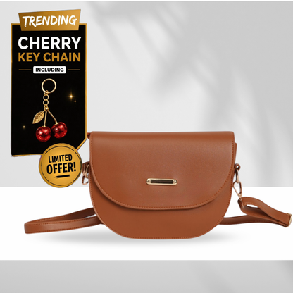 Chic Red Dual Strap Bag