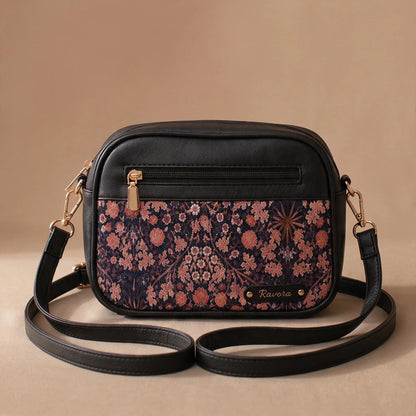 Ravora Vintage Flora Crossbody Bag