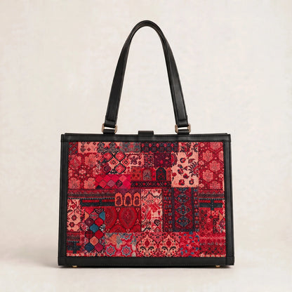 Ravora Red Tapestry Executive Bag
