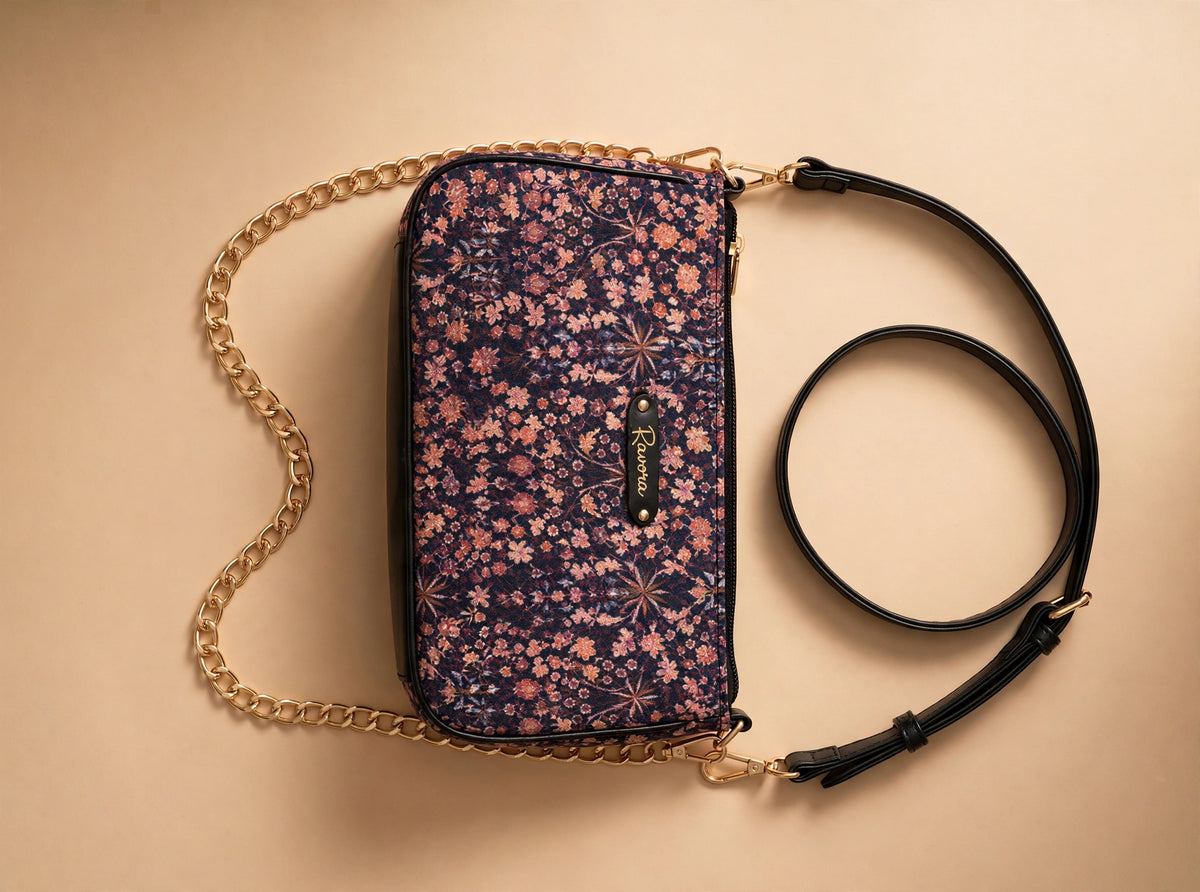 Ravora Vintage Flora Shoulder Bag