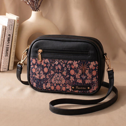 Ravora Vintage Flora Crossbody Bag