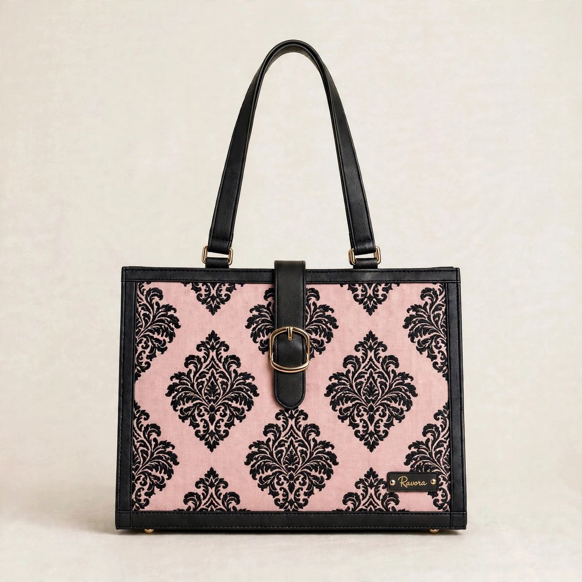 Ravora Pink Damask Executive Bag