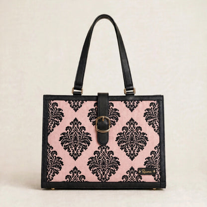 Ravora Pink Damask Executive Bag