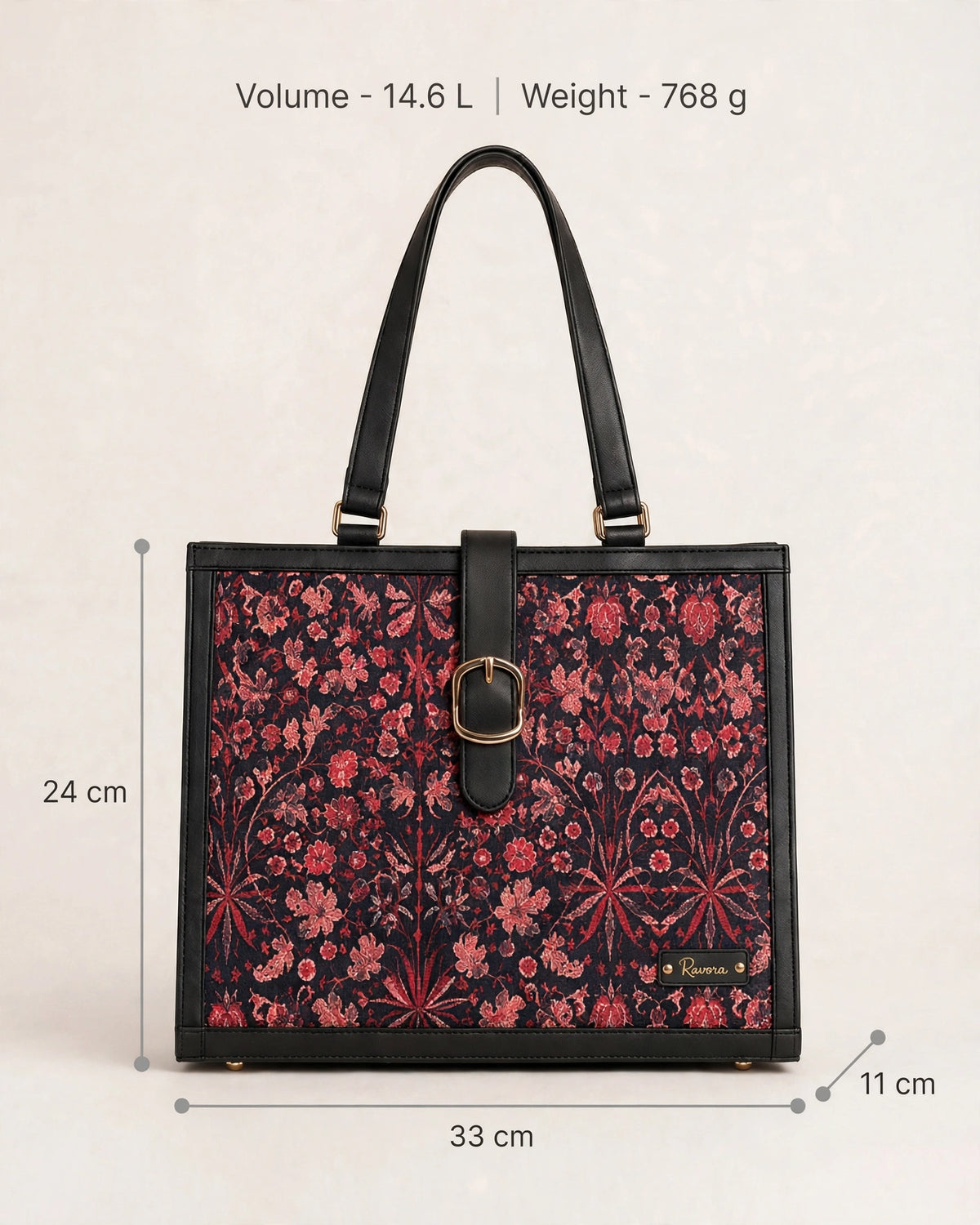 Ravora Vintage Flora Executive Bag